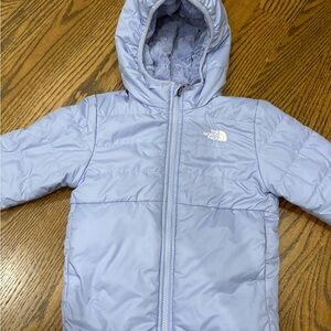 The North Face toddler lavender reversible jacket 4T